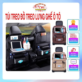 Túi Để Đồ Treo Sau Lưng Ghế Ô Tô Xe Hơi Có Bàn Đỡ Để Ipad Máy Tính Bảng