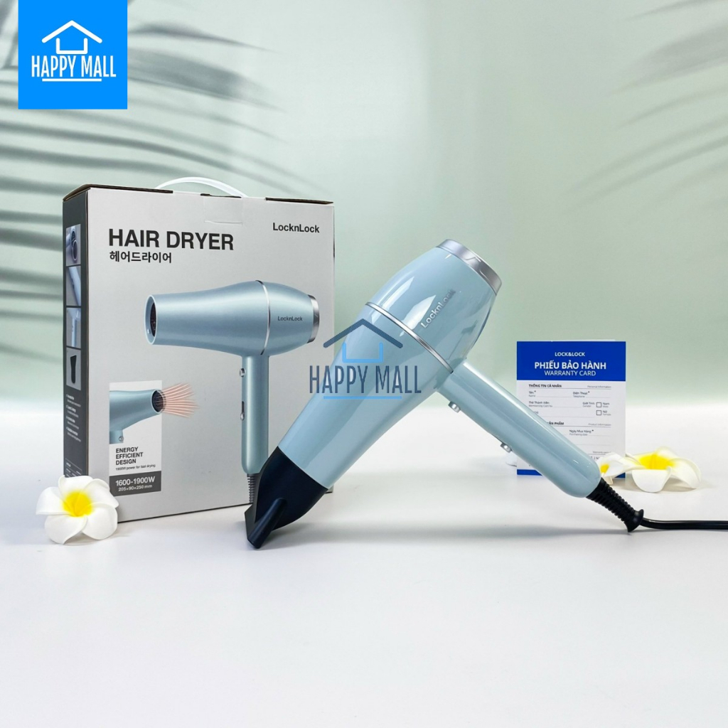 Máy Sấy Tóc Lock&Lock 1900w ENA144LBLU Happy Mall