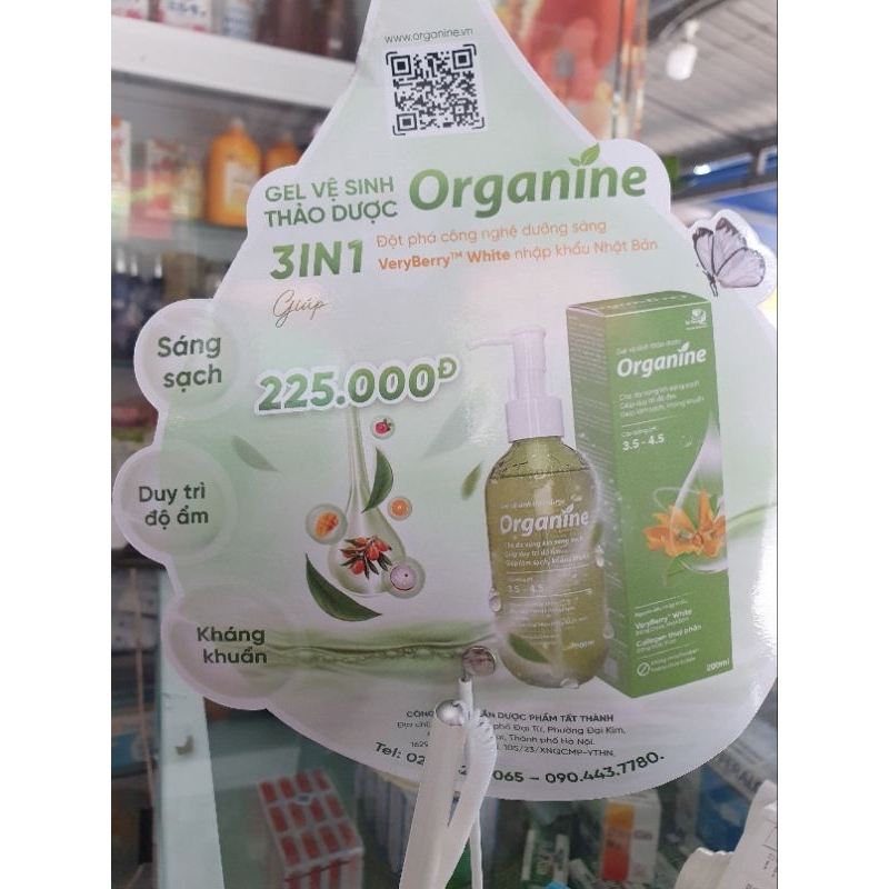 Gel vệ sinh Thảo Dược Organine