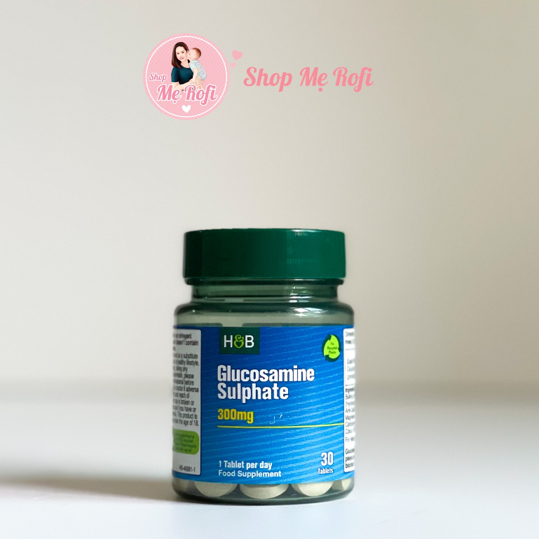 (date 7/2024) Glucosamine 300mg 30 viên hỗ trợ xương khớp - Mẹ Rofi