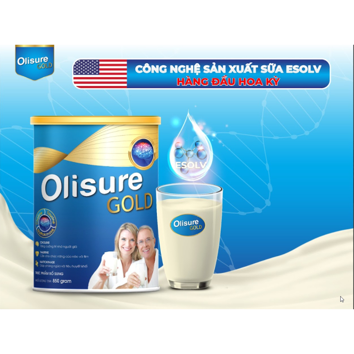 Sữa Non Bổ Não Olisure Gold Hộp 850g