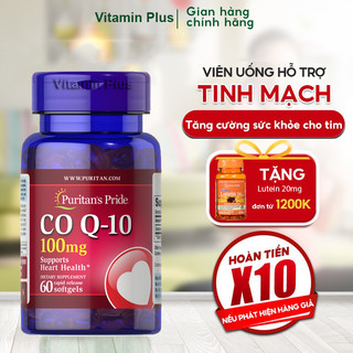 Viên uống hỗ trợ tim mạch Puritan's Pride Q-Sorb Co Q-10 100mg 60 viên mẫu mới nhất.