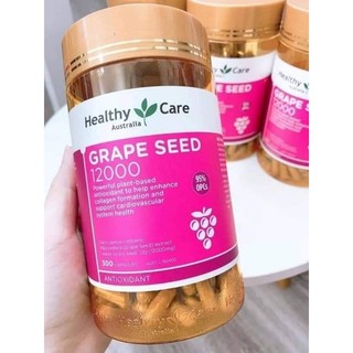 Tinh Chất hạt nho Healthy Care Grape seed Extract 12000 mg