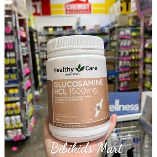 Glucosamine hcl 1500mg healthy care 400 viên của úc - xương khớp