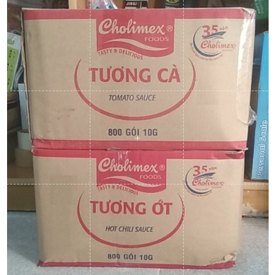 500 gói Tương Cà, Tương ớt Cholimex gói 10g