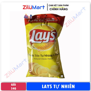 Snack khoai tây Lay's vị tự nhiên classic loại 54g