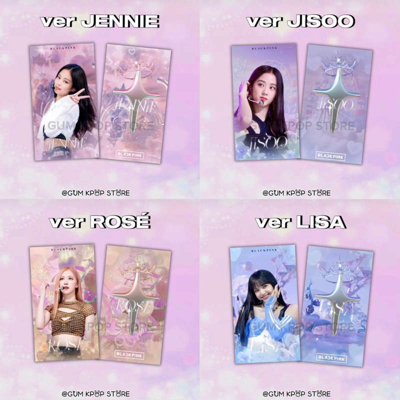 ẢNH THẺ BLACKPINK - PHOTOCARD - CARD DES - GUM KPOP STORE