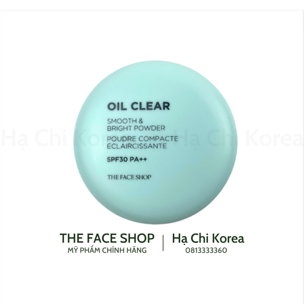 Phấn phủ kiềm dầu Oil Clear Smooth & Bright Powder TheFaceShop