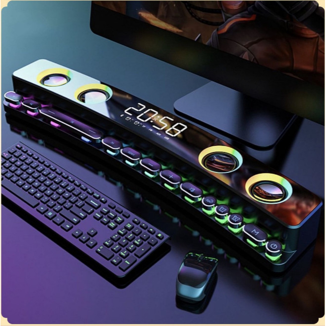 Loa Soundbar Bluetooth LED RGB Martian E-Sport Game Thủ full option thiết kế mới đẹp mắt