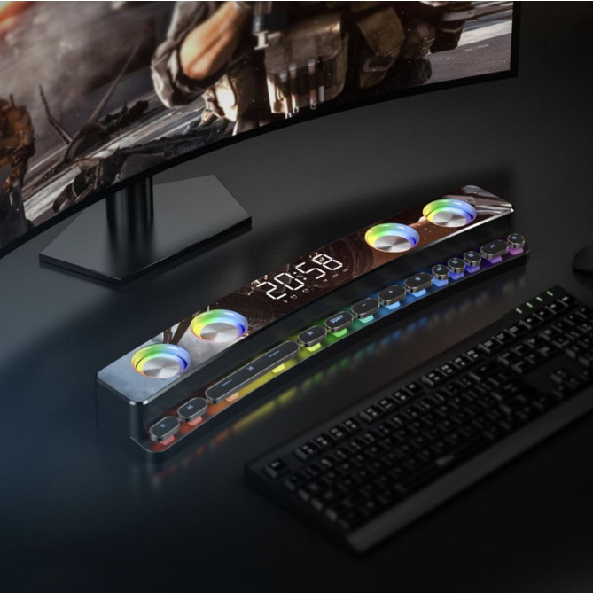 Loa Soundbar Bluetooth LED RGB Martian E-Sport Game Thủ full option thiết kế mới đẹp mắt