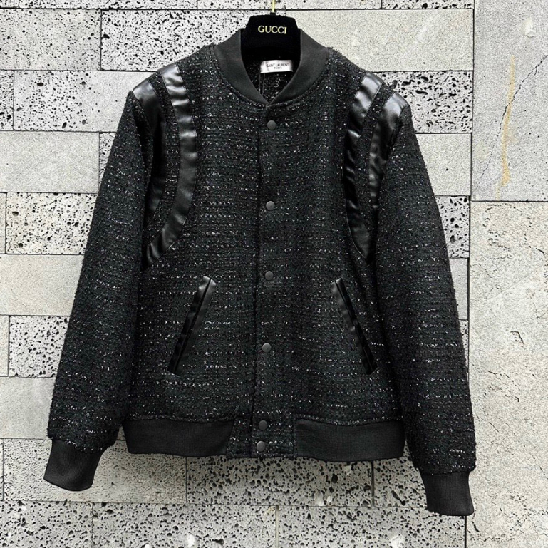 Áo teddy bomber kim tuyến phối viền da cao cấp chống bong chuẩn hàng tàu
