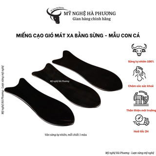 Dụng cụ Diện chẩn, massage hình con cá được làm từ sừng trâu