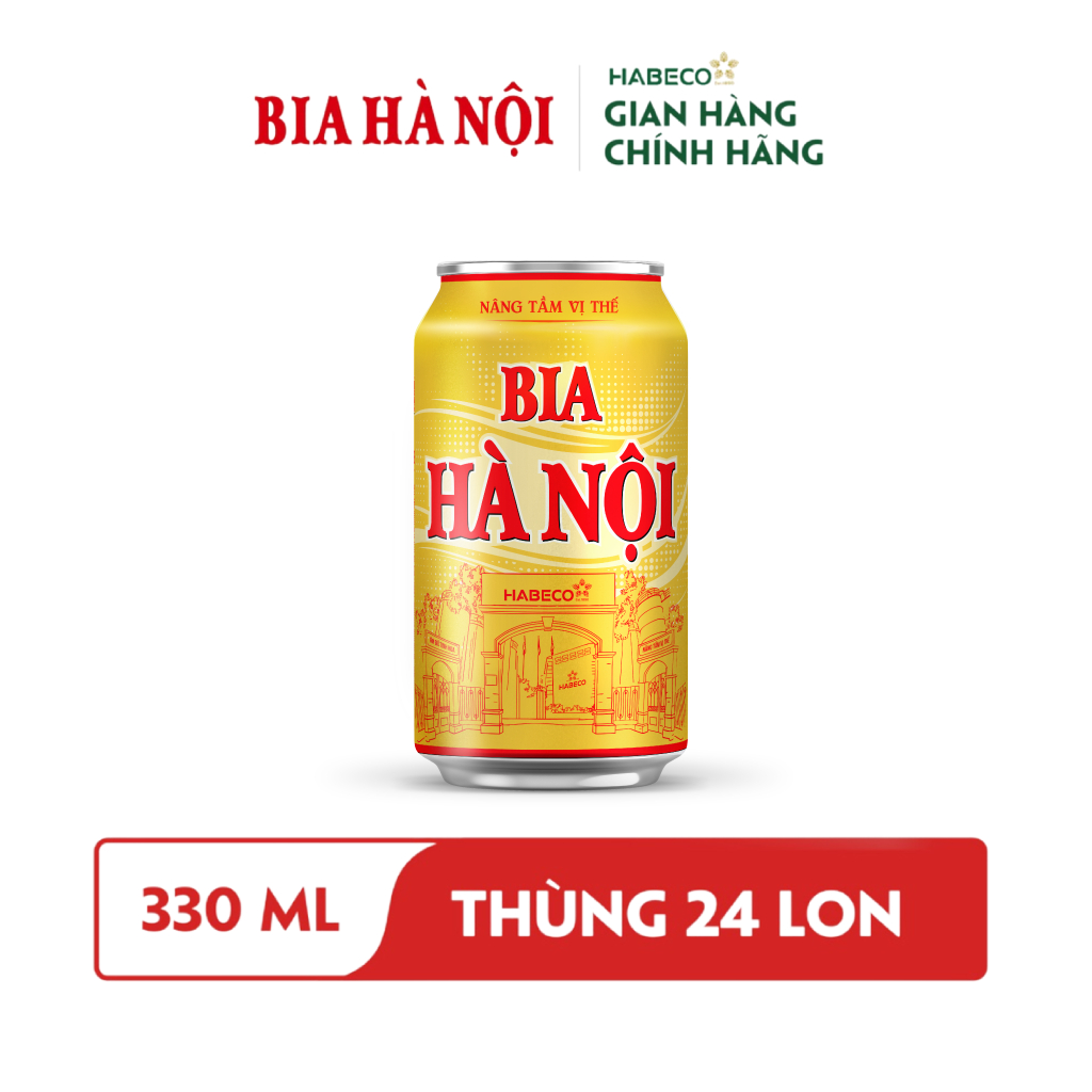 HỎA TỐC HÀ NỘI - COMBO 2 Thùng 24 lon Bia Hà Nội – HABECO