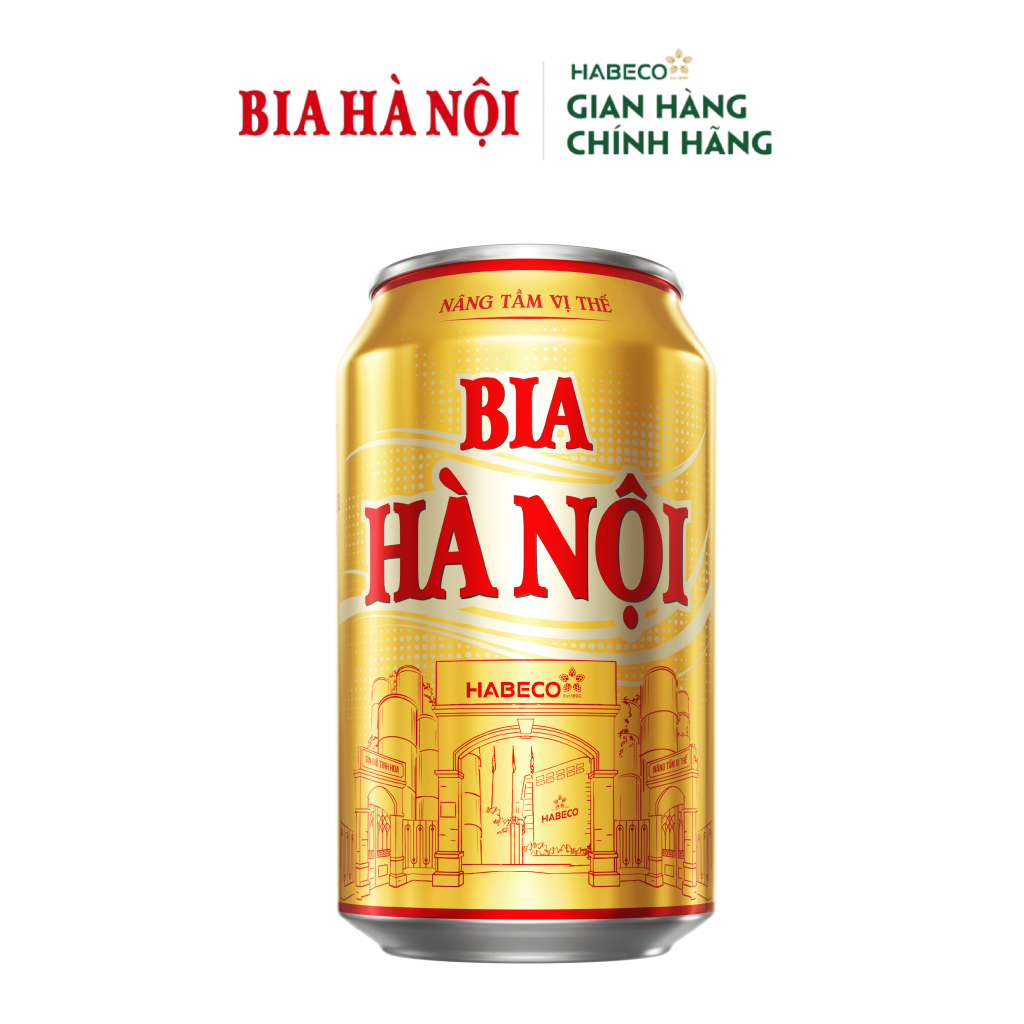 HỎA TỐC HÀ NỘI - COMBO 2 Thùng 24 lon Bia Hà Nội – HABECO (330ml/lon)