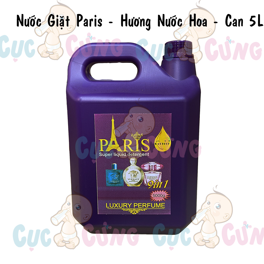 Nước Giặt Paris thơm lâu hương nước hoa  - hương nước hoa thơm lâu Tặng 1 chai nước xả màu ngẫu nhiên