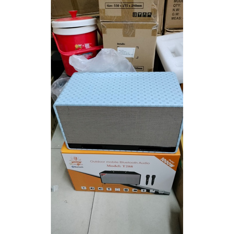 VỎ LOA KÉO XÁCH TAY 2 BASS 20