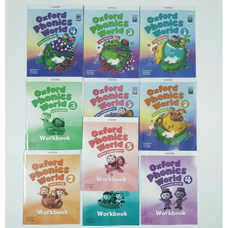 Trọn bộ Oxford Phonics World 5 Level 10 cuốn - Tặng Audio