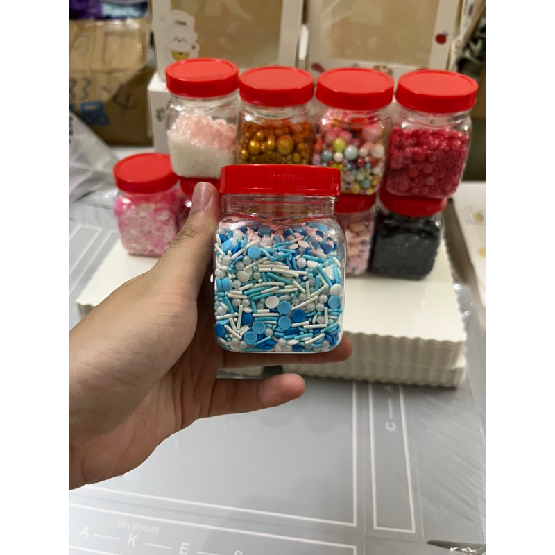 Hạt đường trang trí bánh kem