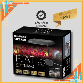 Đèn flat s3 plus, s3 nano rgb đỏ cá không đỏ nước