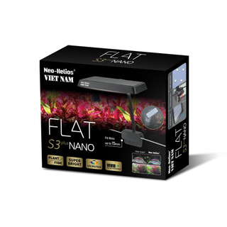 [RẺ VÔ ĐỊCH] Đèn Flat S3 Plus, S3 Nano RGB đỏ cá không đỏ nước (Bảo Hành 6 tháng 1 đổi 1)
