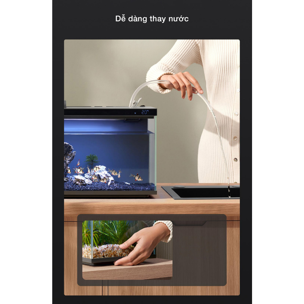 Bể cá thông minh Xiaomi Mijia Smart Fish Tank MYG100 20L