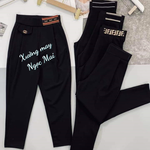 Quần baggy thần thánh, quần công sở nữ vải umi hàn dành cho nữ_ TV.6