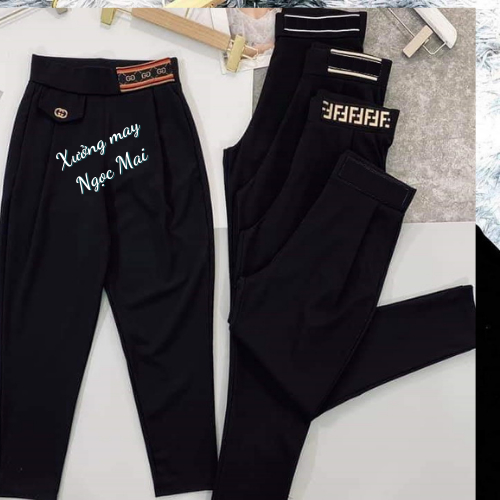 Quần baggy thần thánh, quần công sở nữ vải umi hàn dành cho nữ_ TV.6