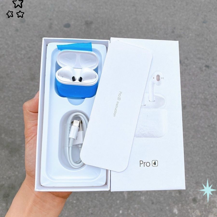 Tai nghe bluetooth Pr04, Âm thanh sống động, Nghe siêu thích - Shop 4