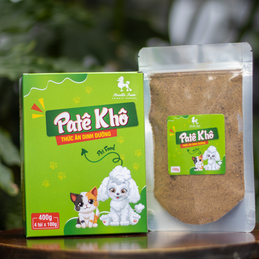 1kg Pate khô thức ăn dinh dưỡng cho chó mèo