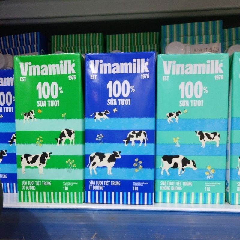Sữa tươi tiệt trùng Vinamilk hộp 1 lít - khaihanmart