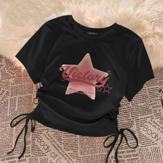 Áo Croptop Rút Dây Ngôi Sao Victory nữ