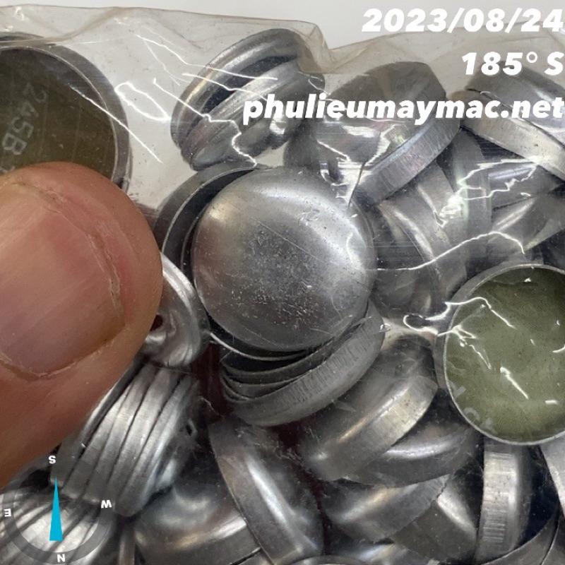 Xương Nhôm Xương Bọc Cúc Chân Nhôm, Phôi Núc Bọc Vải Bọc Da  #110201