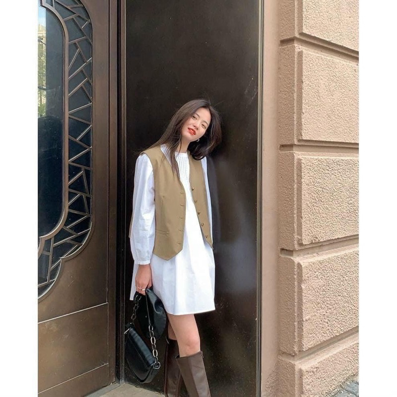 Sét váy + gile Karen