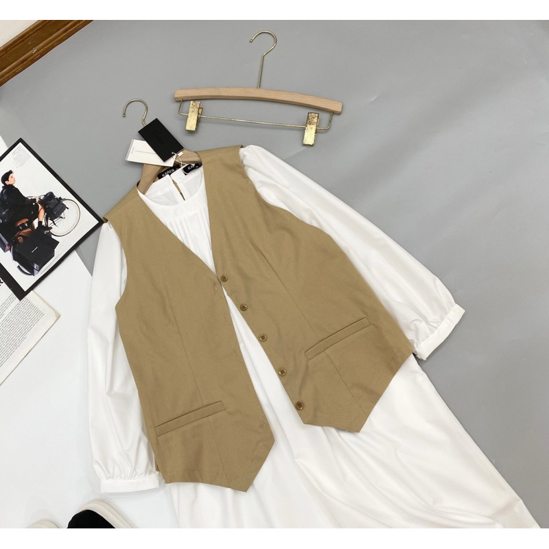 Sét váy + gile Karen