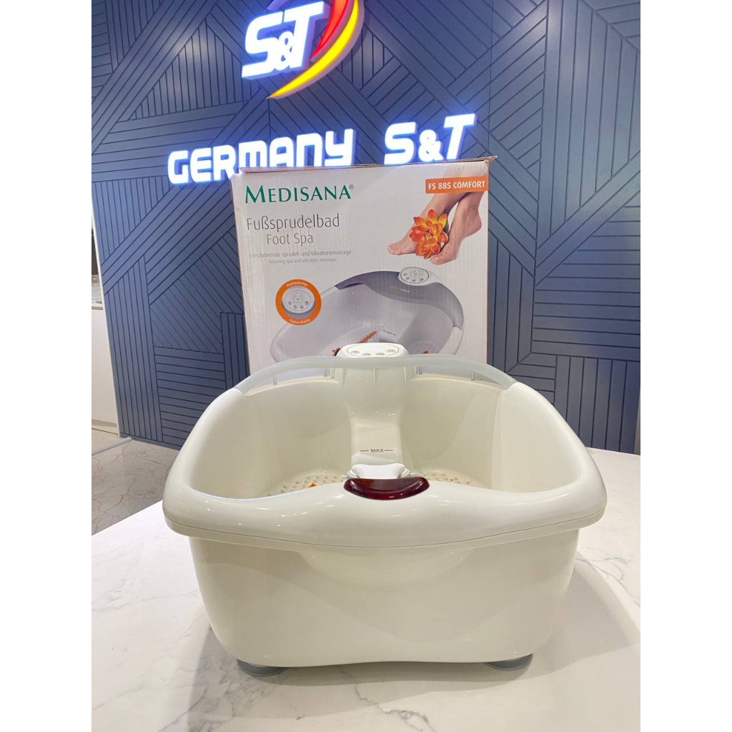 Bồn Ngâm Chân, Massage Chân Medisana FS885 Nội Địa Đức, Bồn massage ngâm chân hồng ngoại thư giãn GermanySnT 160061