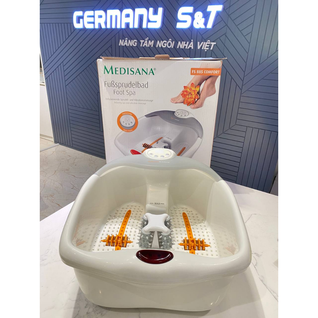 Bồn Ngâm Chân, Massage Chân Medisana FS885 Nội Địa Đức, Bồn massage ngâm chân hồng ngoại thư giãn GermanySnT 160061