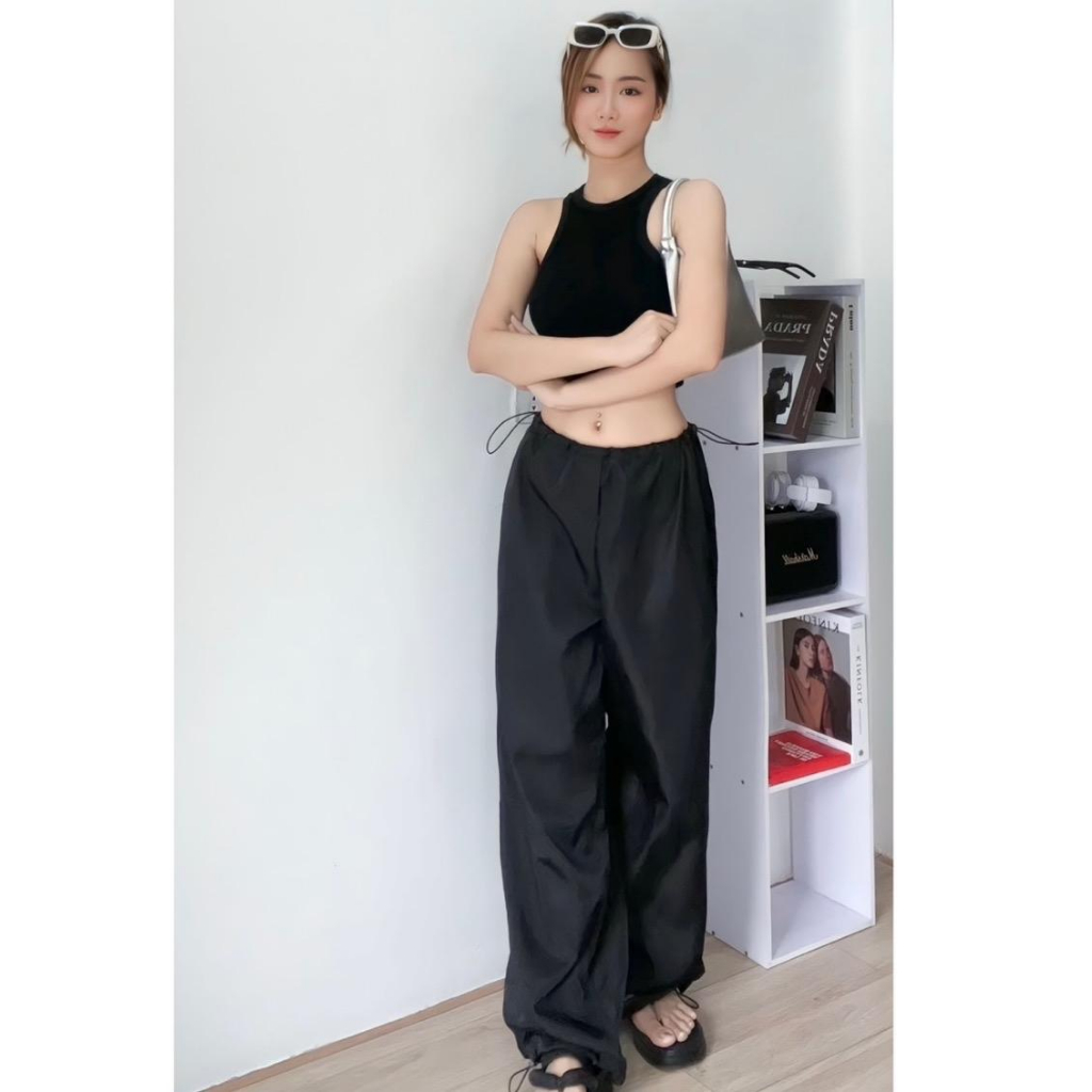 By.Billy-Quần gió kaki dây rút hottrend