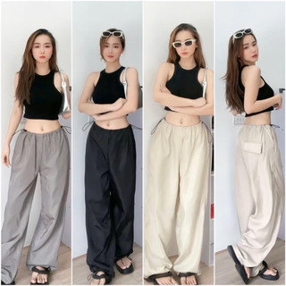 By.Billy-Quần gió kaki dây rút hottrend