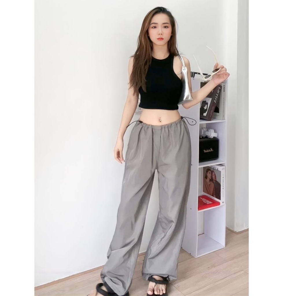 By.Billy-Quần gió kaki dây rút hottrend