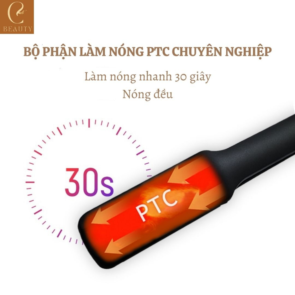 Máy bấm phồng chân tóc Kemei KM-322, máy dập phồng chân tóc chính hãng, máy dập xù giúp tóc phồng tự nhiên giữ nếp lâu