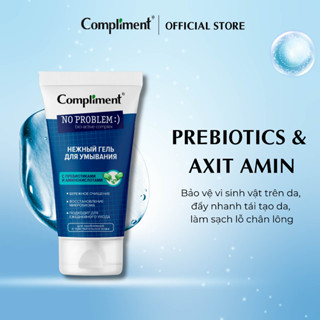  Sữa rửa mặt Compliment No Problem mặt dịu nhẹ với prebiotic và axit amin  cho da nhạy cảm 200ml 