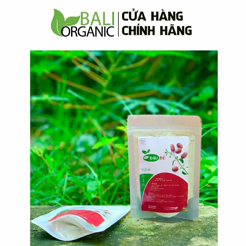 Bột đậu đỏ nguyên chất xay mịn ủ trắng Baliorganic 1kg thượng hạng đắp mặt, dưỡng da | BigBuy360 - bigbuy360.vn