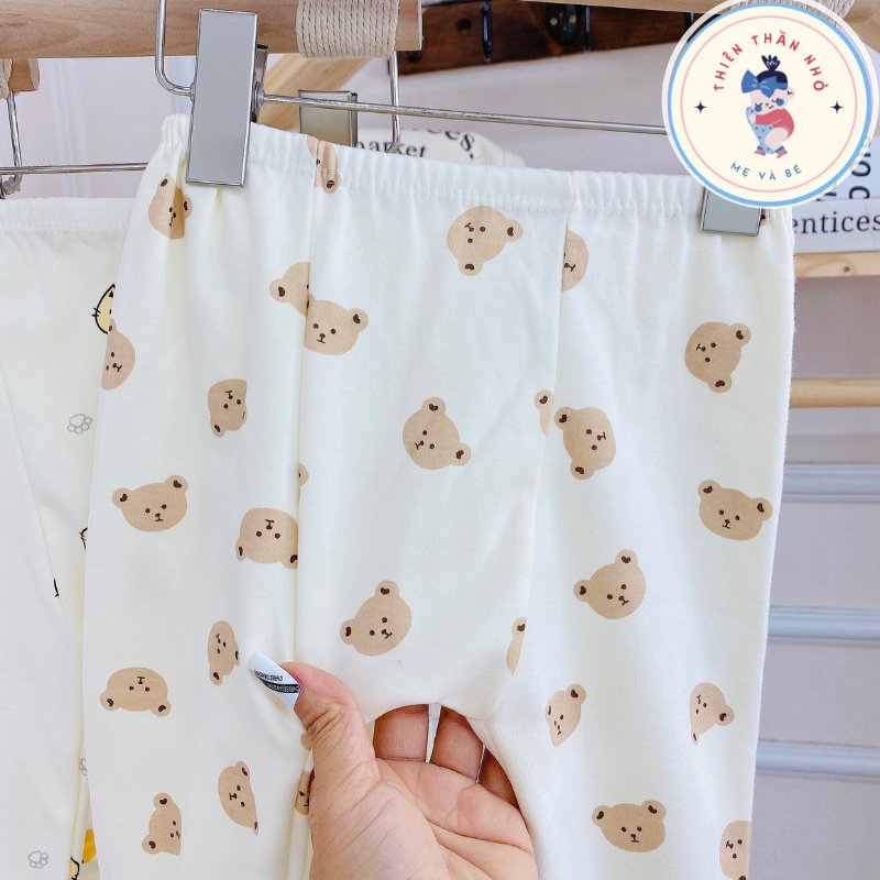 Quần Dài Sơ Sinh Chất nỉ - Quần Chục Cho Bé Trai, Bé Gái Sơ Sinh Thu Đông