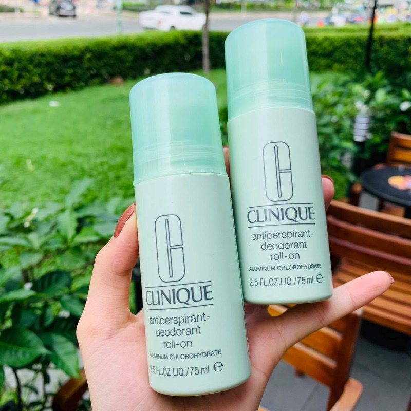Lăn Khử Mùi Unisex Giảm Tiết Mồ Hôi Clinique Antiperspirant-Deodorant Roll On 75ml | PiuPiu Authentic