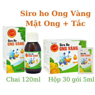 Siro ho Ong Vàng (Hộp 30 gói x 5ml)