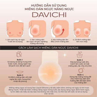 [Có Che Tên] Miếng Dán Ngực Davichi (Hộp 1 Cặp)