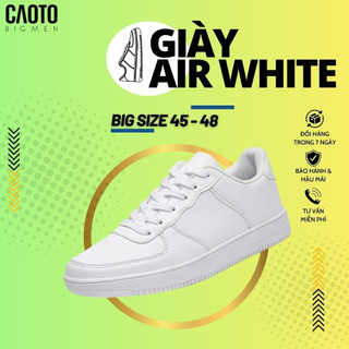 Giày thể thao nam big size lớn air while - giày thể thao nam big size 45 46 47 48
