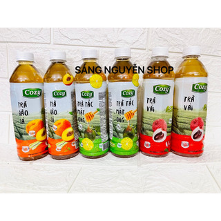 Trà hoa quả chai cozy uống liền nhiều vị