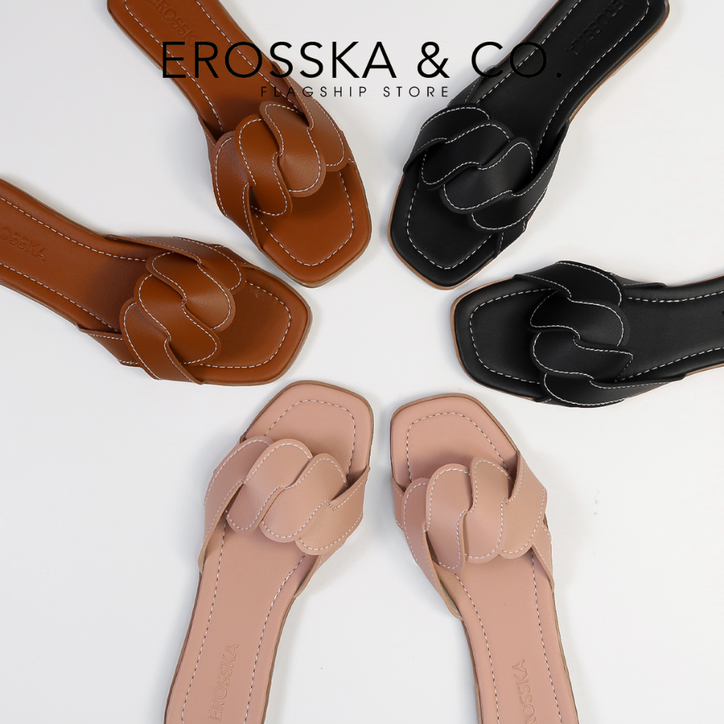 Combo 2 đôi giày dép nữ thời trang Erosska siêu ưu đãi _ EM10571