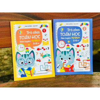 Sách - trò chơi toán học - rèn luyện tư duy cho bé 3-6 tuổi